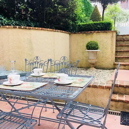 Duplex/jardin Centre Ferienhaus Deauville
